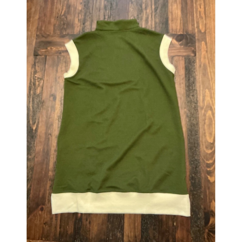 Textured Mini Dress Cap Sleeves Mod VNeck Women Large Pockets Athletic Daily NWT - Picture 5 of 5